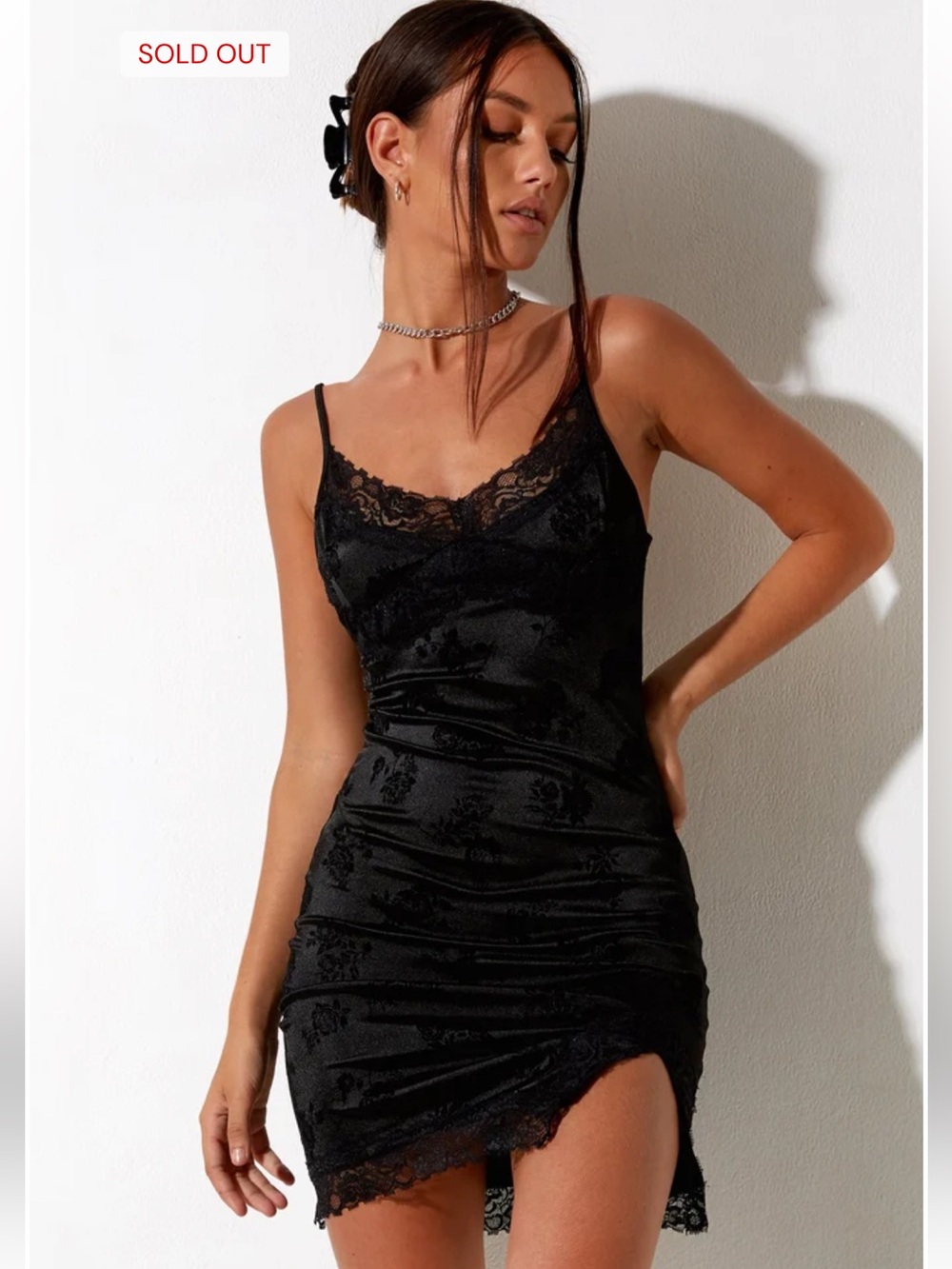 Motel Rocks Coti Dress in Black